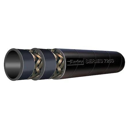 Parker 7263 Steam-Lance 250 Steam Hose, 1 in. ID, EPDM Black 7263-1002